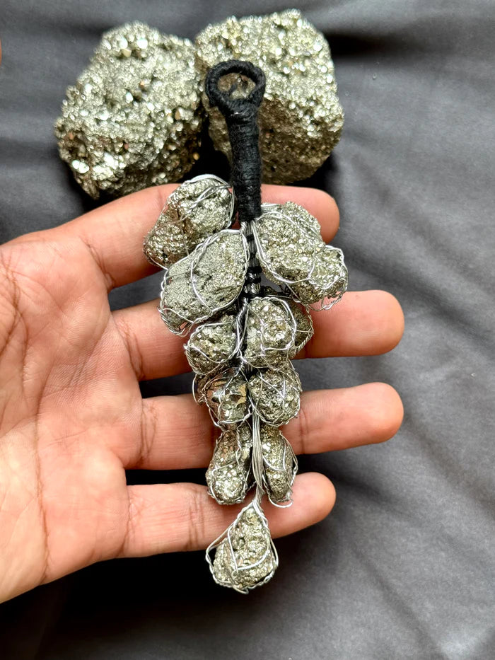 PYRITE HANGINGS || Gem Bhagya
