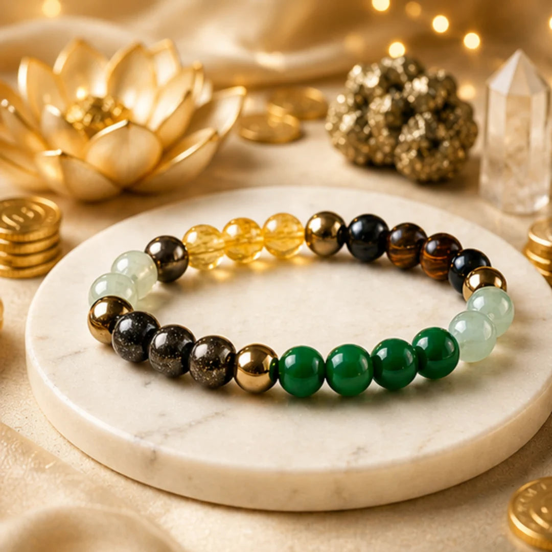 Energized & Lab Certified Dhan Yog Money Bracelet for Wealth & Prosperity