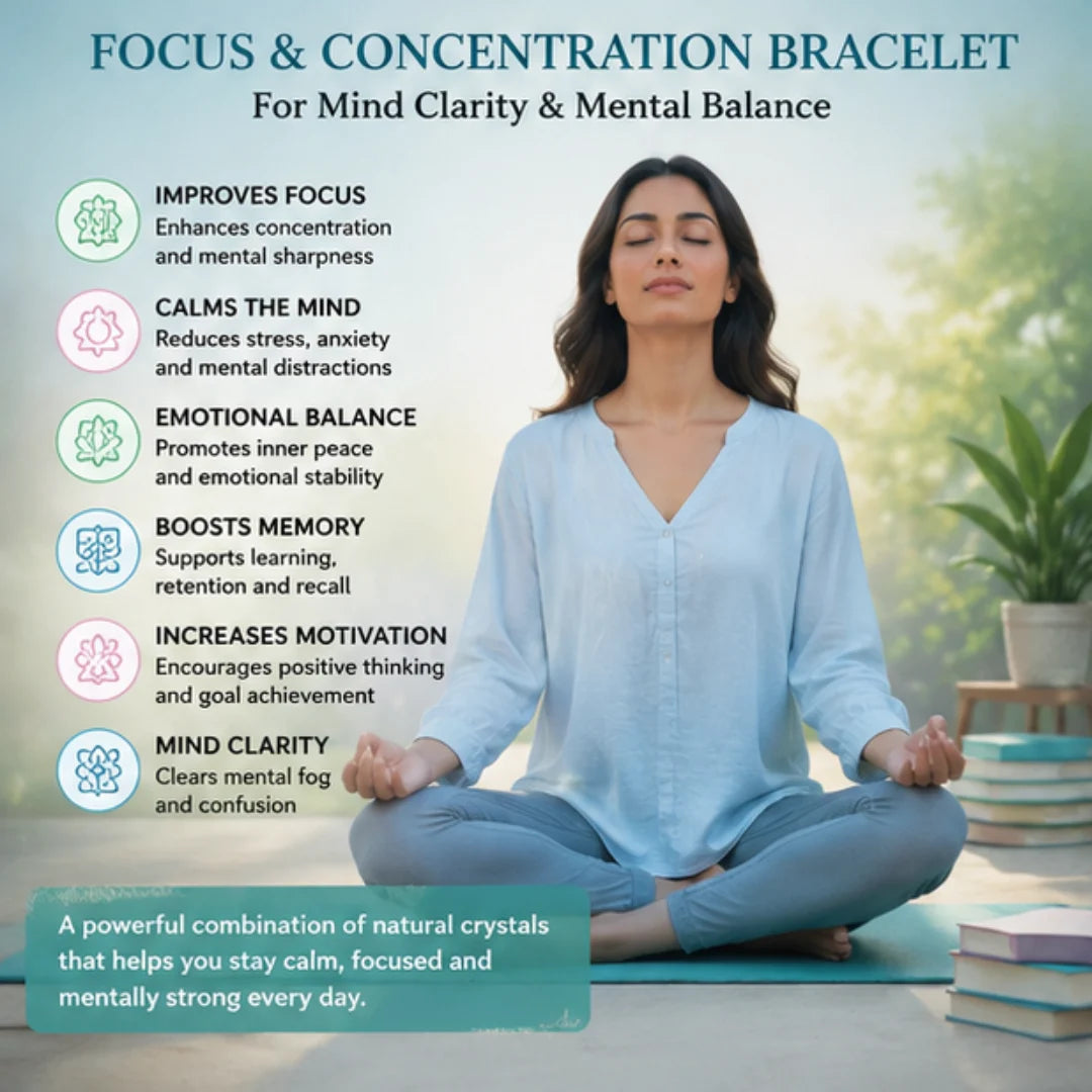 Focus & Concentration Bracelet for Mind Clarity