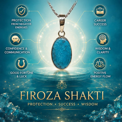 Natural Firoza (Turquoise) Pendant 9.50 Carat