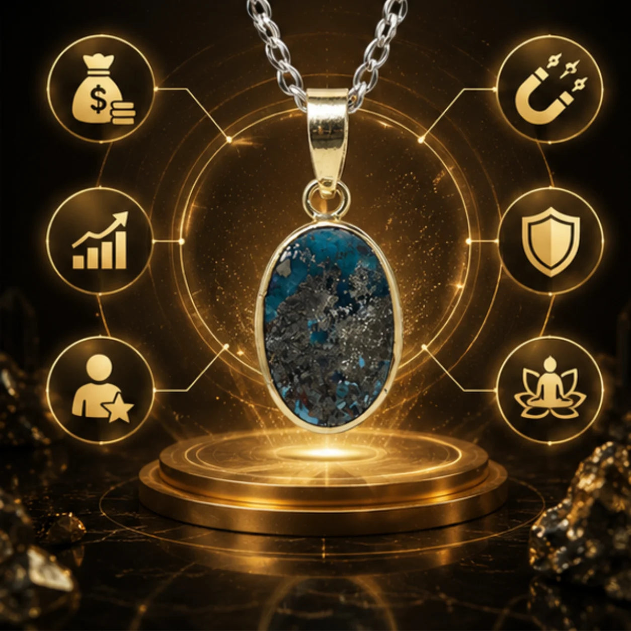 Natural Firoza (Turquoise) Pendant 7.00 Carat