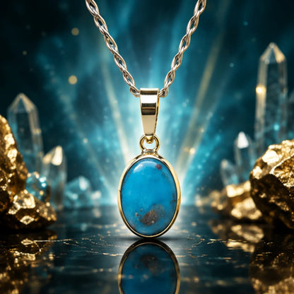 Natural Firoza (Turquoise) Pendant 6.65 Carat