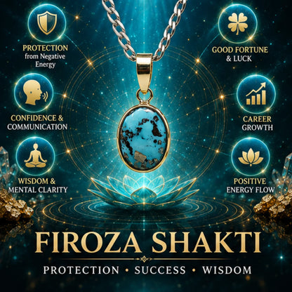 Natural Firoza (Turquoise) Pendant 6.10 Carat