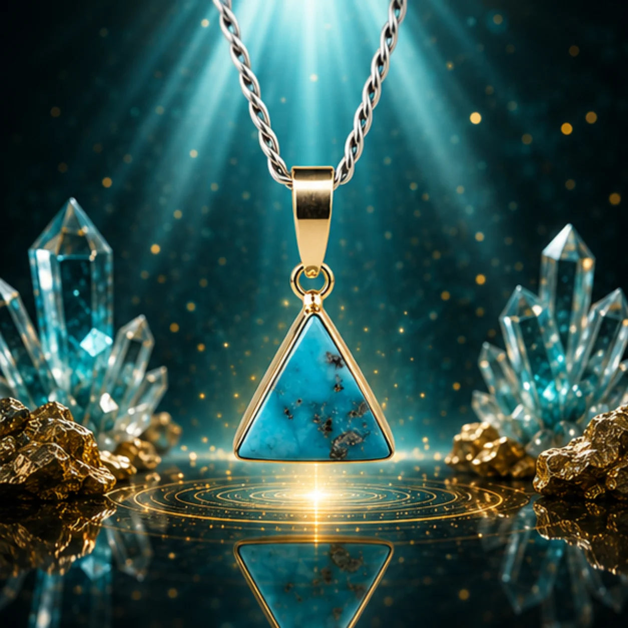 Natural Firoza (Turquoise) Pendant 5.00 Carat