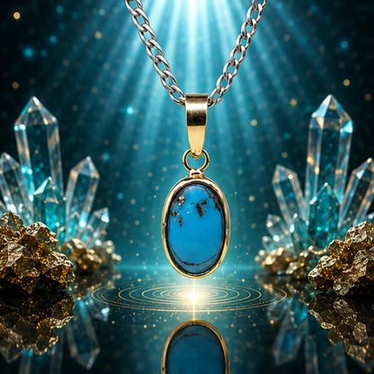 Natural Firoza (Turquoise) Pendant 4.20 Carat
