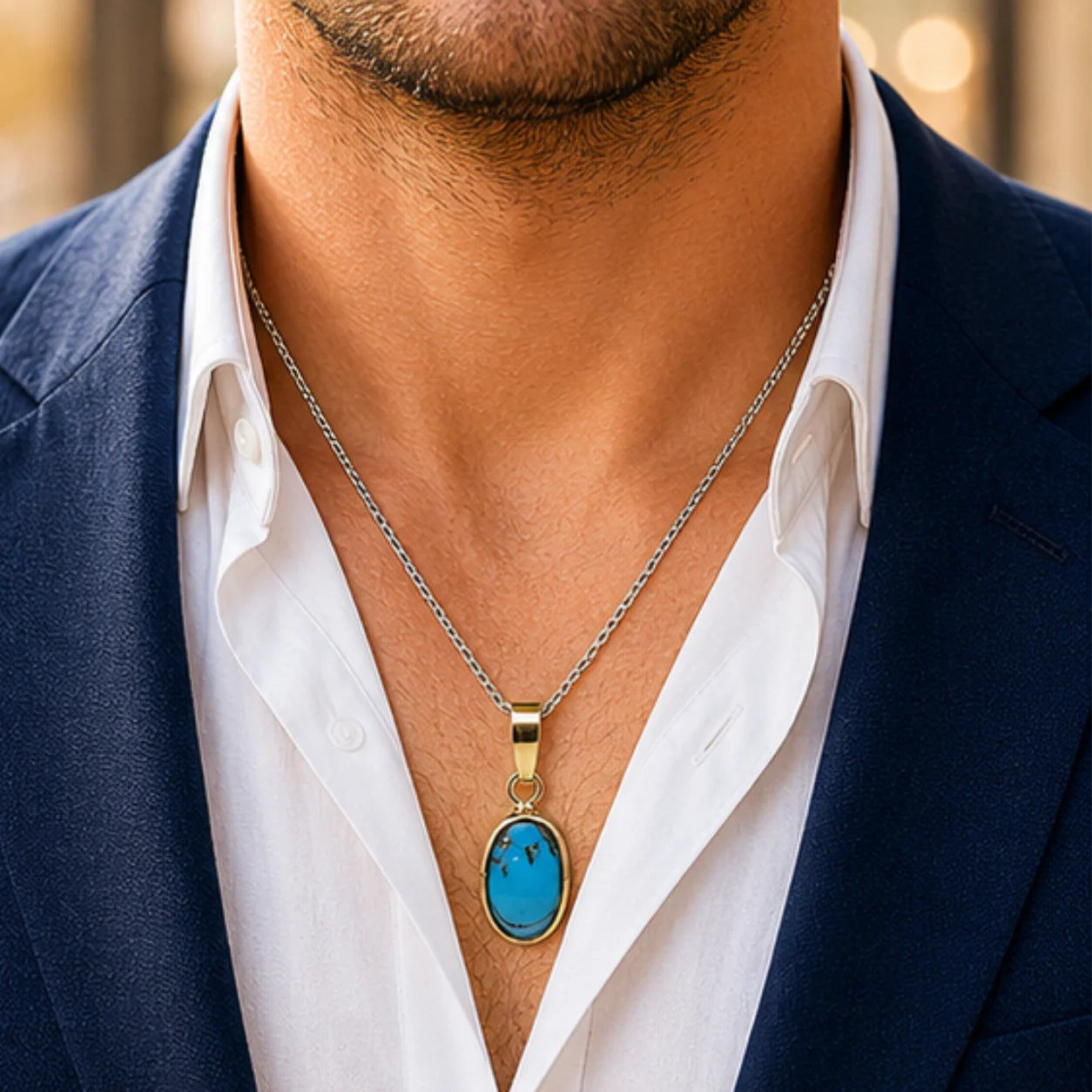 Natural Firoza (Turquoise) Pendant 4.20 Carat