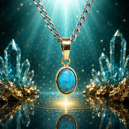 Natural Firoza (Turquoise) Pendant 2.60 Carat