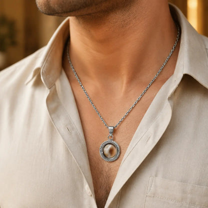 Natural Gomati Chakra Pendant for Wealth & Prosperity