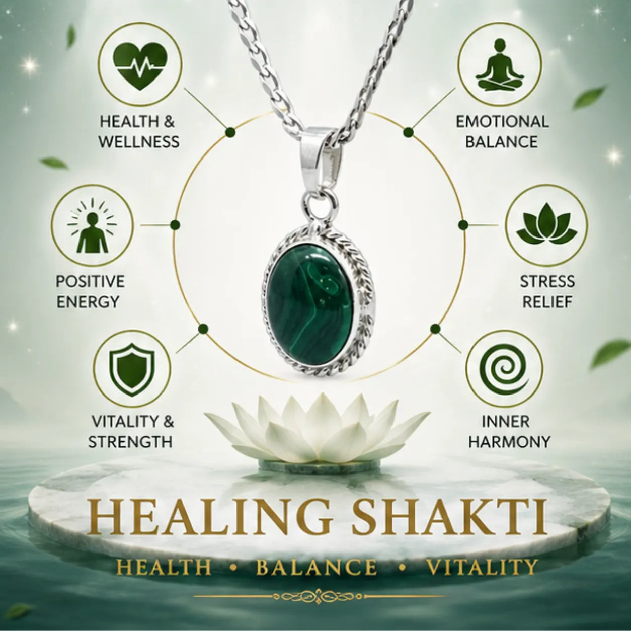 Natural Kidney Stone Pendant for Health & Healing