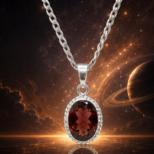 Natural Gomed Pendant for Rahu