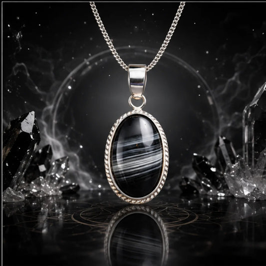 Natural Sulemani Hakik Pendant for Protection & Positivity