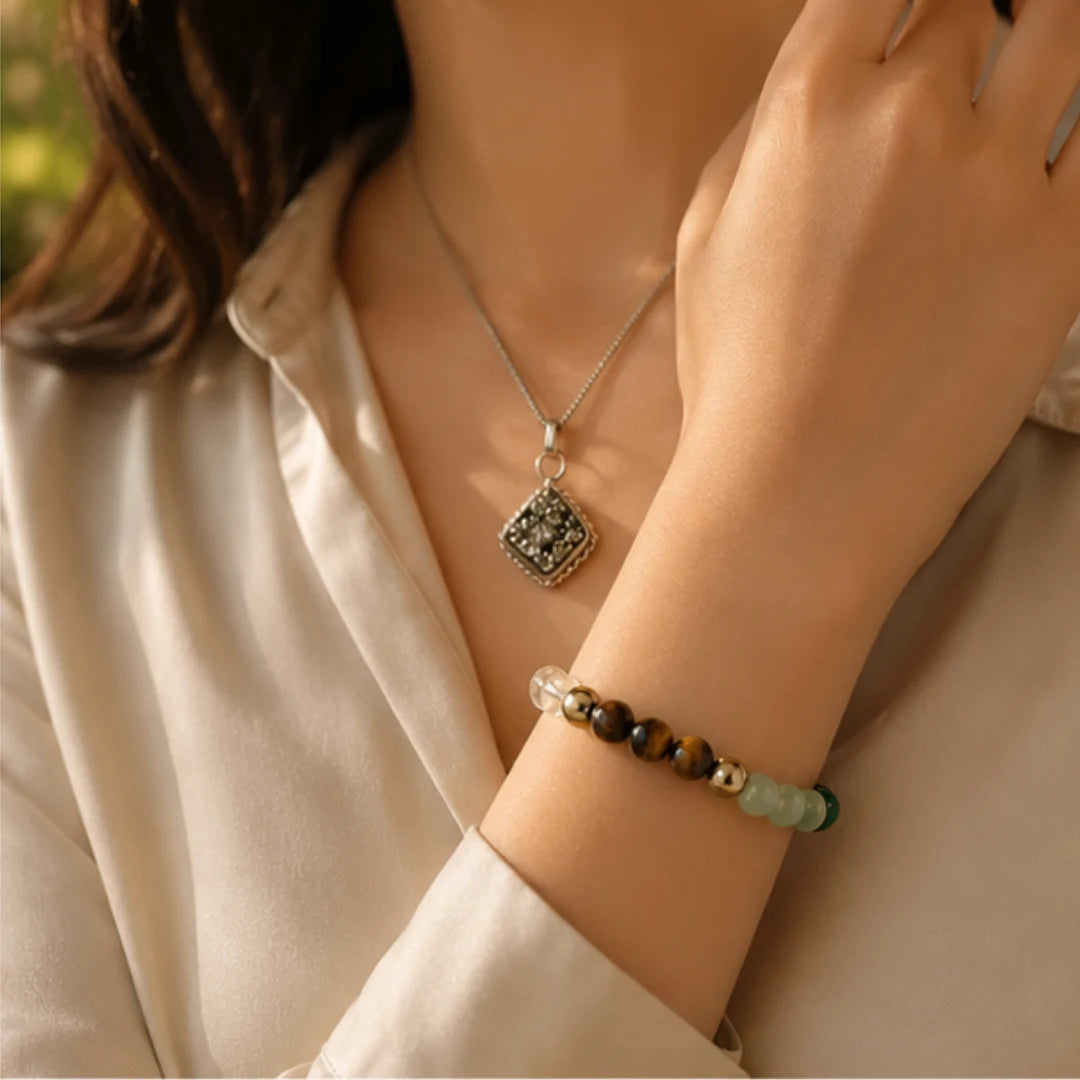 Dhan Prapti Combo – Pendant & Bracelet for Wealth Attraction