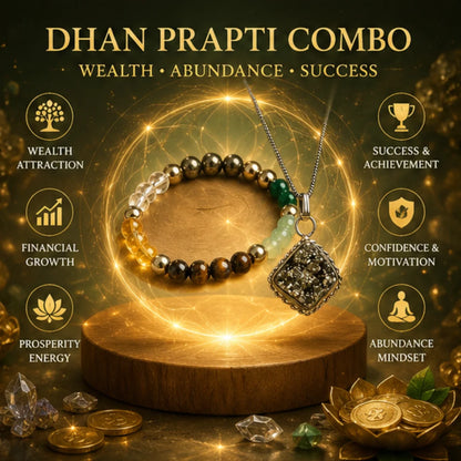 Dhan Prapti Combo – Pendant & Bracelet for Wealth Attraction