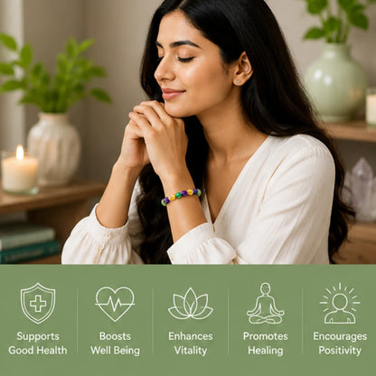 Good Health & Well Being Bracelet for Wellness & Positivity