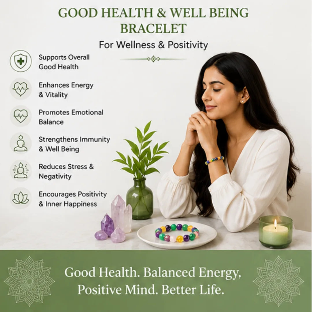 Good Health & Well Being Bracelet for Wellness & Positivity