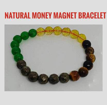 Money Magnet Pro Bracelet || Faceted 8 MM Size