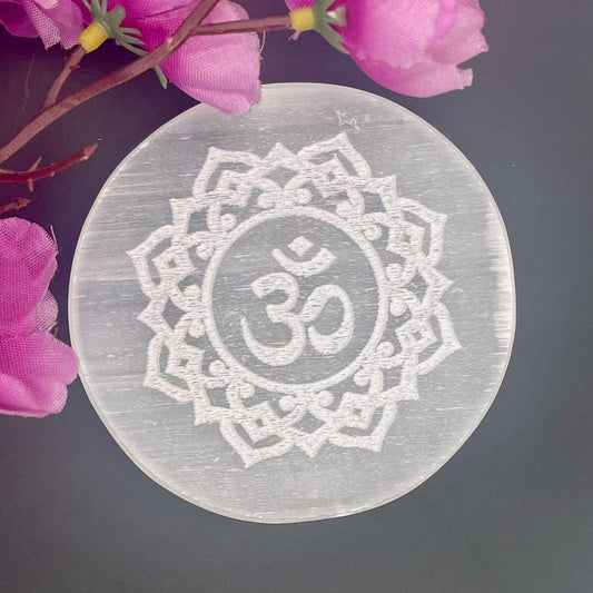 NATURAL SELENITE PLATE