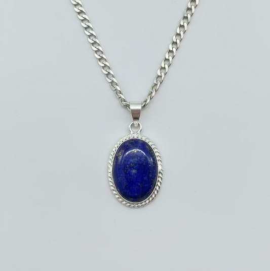 NATURAL LAPIS LAZULI PENDANT