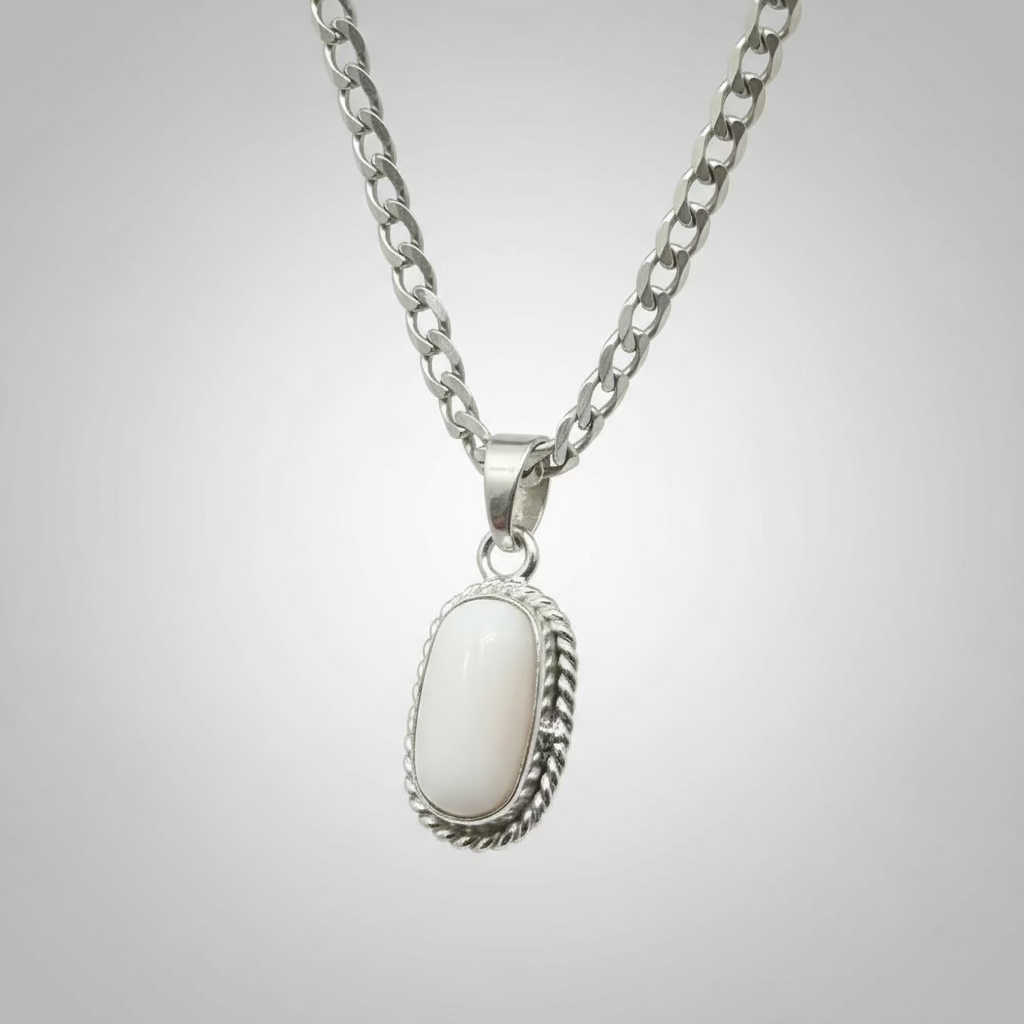 NATURAL WHITE CORAL PENDANT FOR VENUS