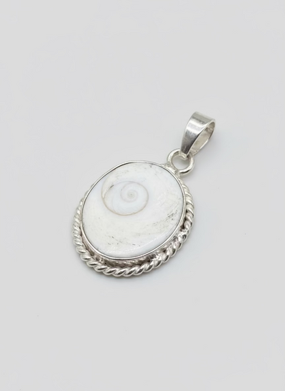 NATURAL GOMATI CHAKRA PENDANT FOR PROSPERITY