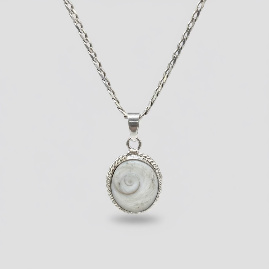 NATURAL GOMATI CHAKRA PENDANT FOR PROSPERITY