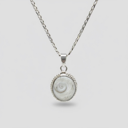 NATURAL GOMATI CHAKRA PENDANT FOR PROSPERITY