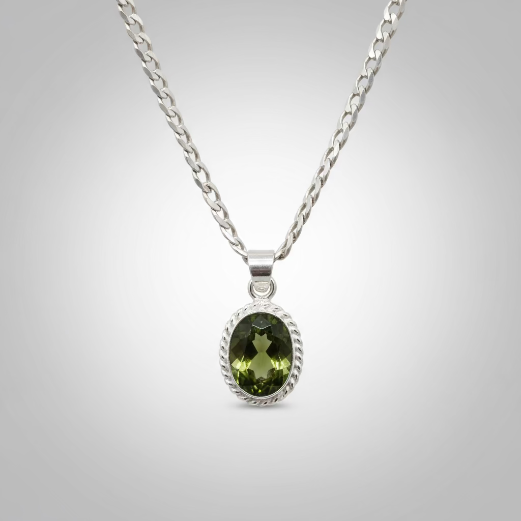 NATURAL VESOVIANITE PENDANT FOR BUDH