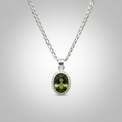 NATURAL VESOVIANITE PENDANT FOR BUDH