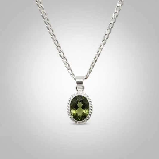 NATURAL VESOVIANITE PENDANT FOR BUDH
