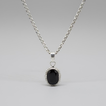 NATURAL GARNET PENDANT FOR RAHU AND SUN