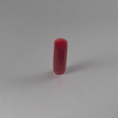 NATURAL RED CORAL(MOONGA) || 6.20 RATTI || LAB CERTIFIED