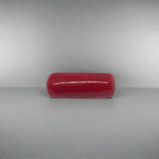 NATURAL RED CORAL(MOONGA) || 6.20 RATTI || LAB CERTIFIED