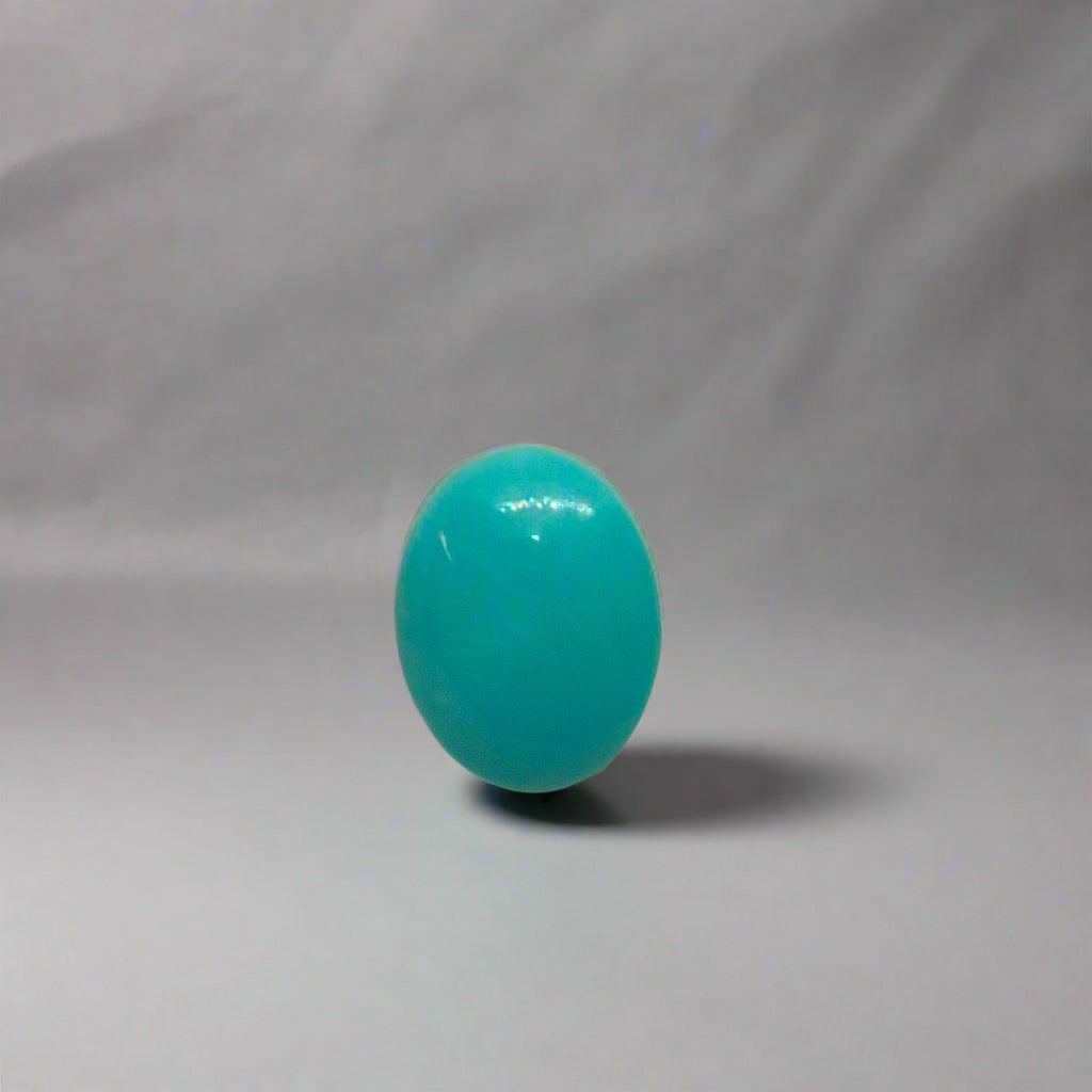 NATURAL TURQUOISE(FIROZA) || 10.55 CARATE || LAB CERTIFIED