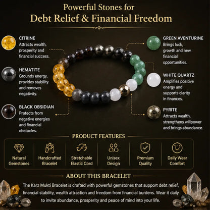 Karz Mukti Bracelet for Debt Relief & Financial Freedom