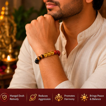Manglik Dosha Bracelet for Mangal Dosh Remedy