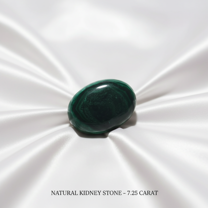 Lab Certified Natural Kidney Gemsttone 7.25 CARAT for Healing & Wellness