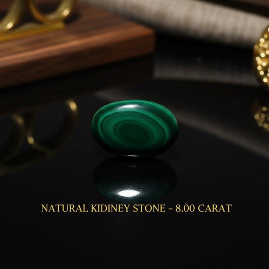 Lab Certified Natural Kidney Gemsttone 8.00 CARAT for Healing & Wellness