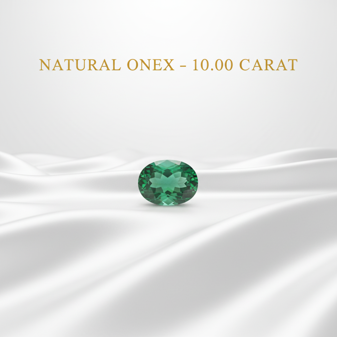 Lab Certified Natural Black Onyx Gemstone 10.00 CARAT for Protection & Strength