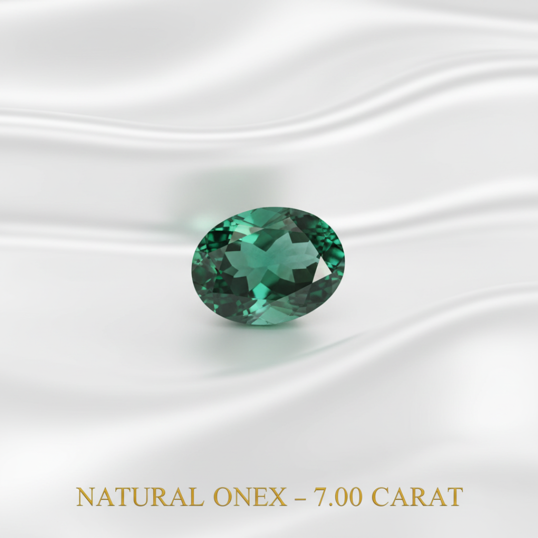 Lab Certified Natural Black Onyx Gemstone 7.00 CARAT for Protection & Strength