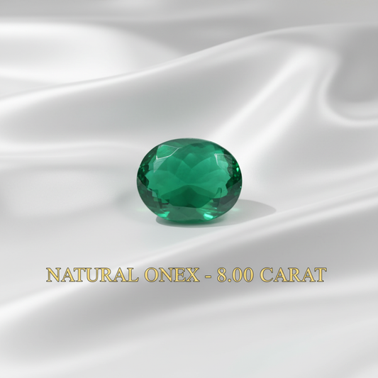 Lab Certified Natural Black Onyx Gemstone 8.00 CARAT for Protection & Strength