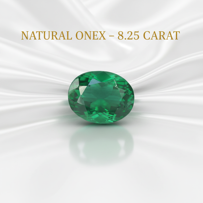 Lab Certified Natural Black Onyx Gemstone 8.25 CARAT for Protection & Strength