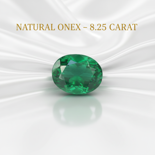 Lab Certified Natural Black Onyx Gemstone 8.25 CARAT for Protection & Strength