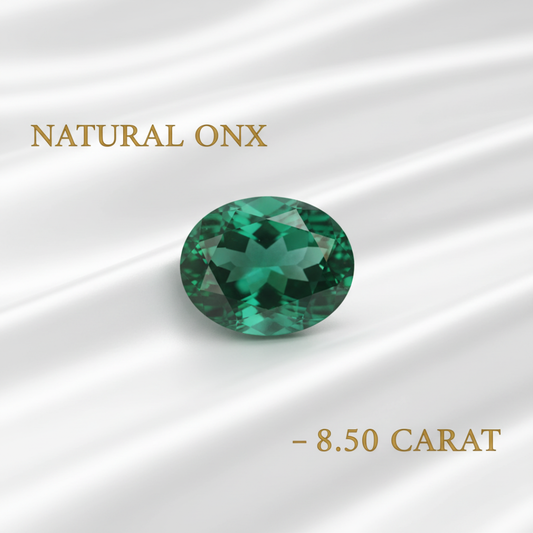 Lab Certified Natural Black Onyx Gemstone 8.50 CARAT for Protection & Strength