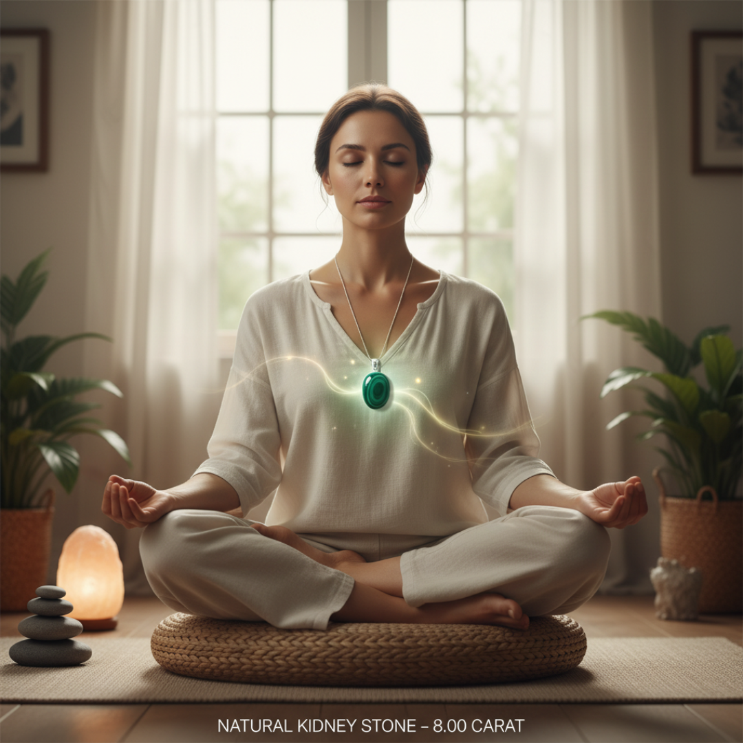Lab Certified Natural Kidney Gemsttone 8.00 CARAT for Healing & Wellness