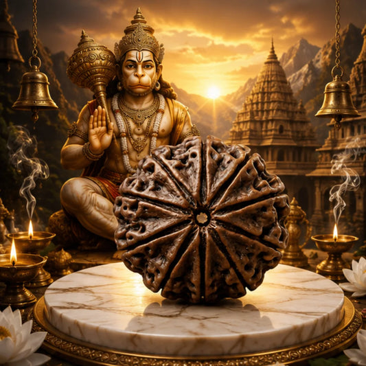 Natural 11 Mukhi Rudraksha (Nepali) for Courage & Spiritual Growth