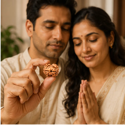Natural 2 Mukhi Rudraksha for Relationship Harmony & Unity