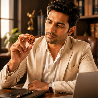 Natural 6 Mukhi Rudraksha for Confidence & Success