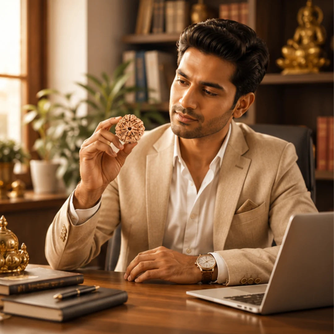 Natural 7 Mukhi Rudraksha (Nepali) for Wealth & Prosperity