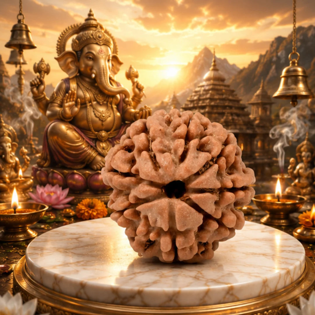 Natural 8 Mukhi Rudraksha (Nepali) for Success & Obstacle Removal