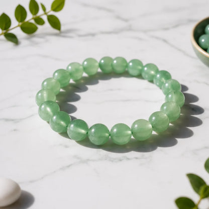 Natural Green Aventurine Bracelet (8mm) for Luck & Prosperity